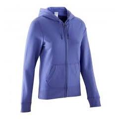 CHAQUETA CON CAPUCHA AZUL 