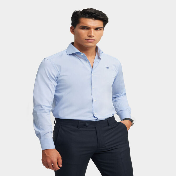 CAMISA COMFORT MICRO AZUL