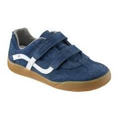 ZAPATILLA JARRY CUIR AZUL BLANCO 