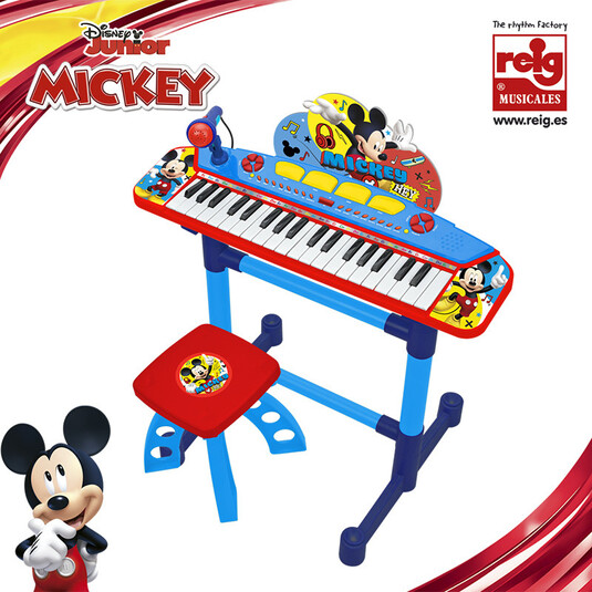  ÓRGANO CON PIE Y BANQUETA MICKEY